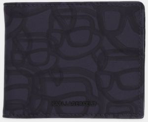 Peňaženka Karl Lagerfeld K/IKON pánska, čierna farba, B1M32059