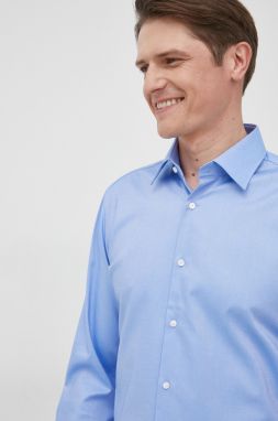 Košeľa BOSS pánska, slim, s klasickým golierom