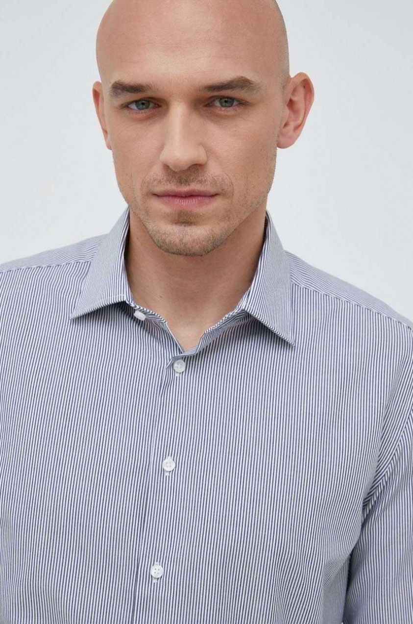 Bavlnená košeľa Seidensticker pánska, biela farba, regular, 01.693640