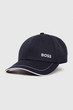 Bavlnená šiltovka BOSS BOSS GREEN Cap-1 tmavomodrá farba,jednofarebná,50492716