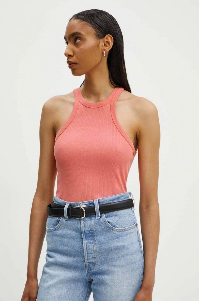 Bavlnený top G-Star  x Sofi Tukker biela farba