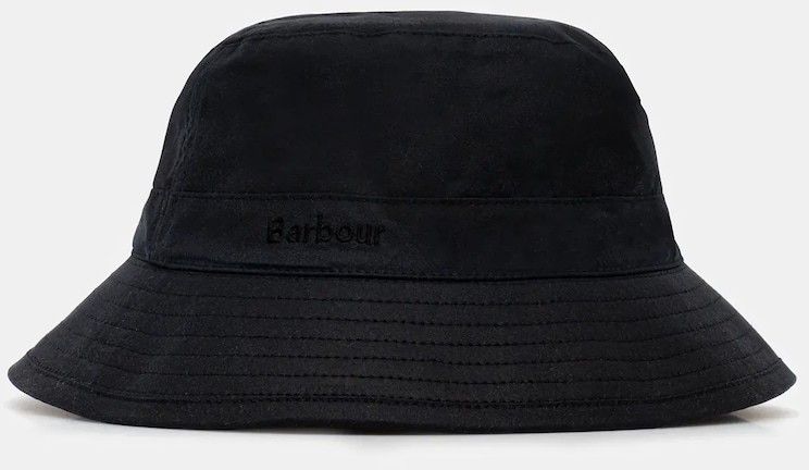 Bavlnený klobúk Barbour Wax Sports čierna farba, bavlnené, MHA0001