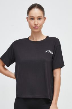 Tričko HUGO UNITE_T-SHIRT čierna farba, 50490707