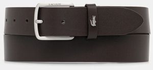 Kožený opasok Lacoste čierna farba, RC4082