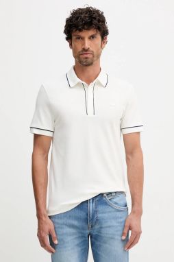 Polo tričko Lacoste pánske, béžová farba, jednofarebné, PH8184