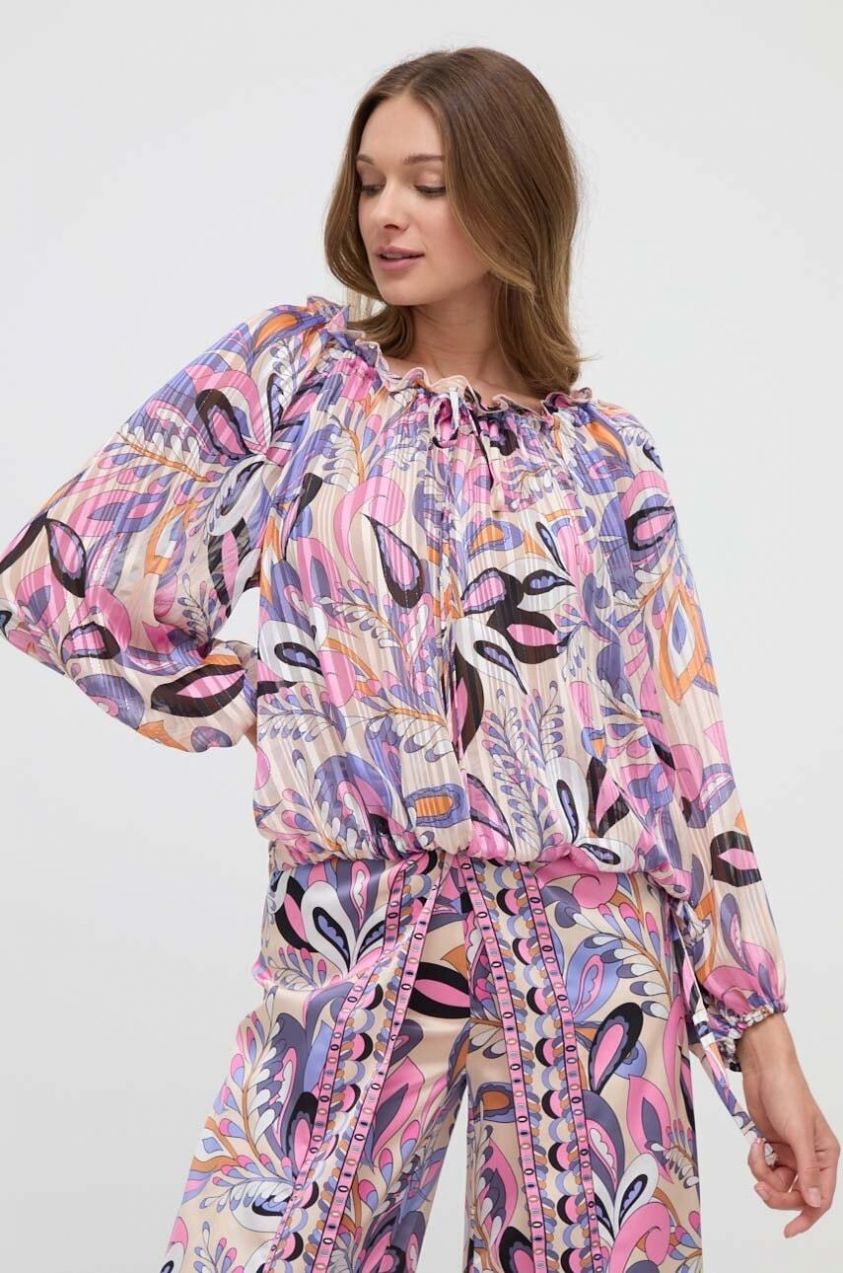 Blúzka Marciano by Guess LUISE dámska, vzorovaná, 4GGH57 7066A,