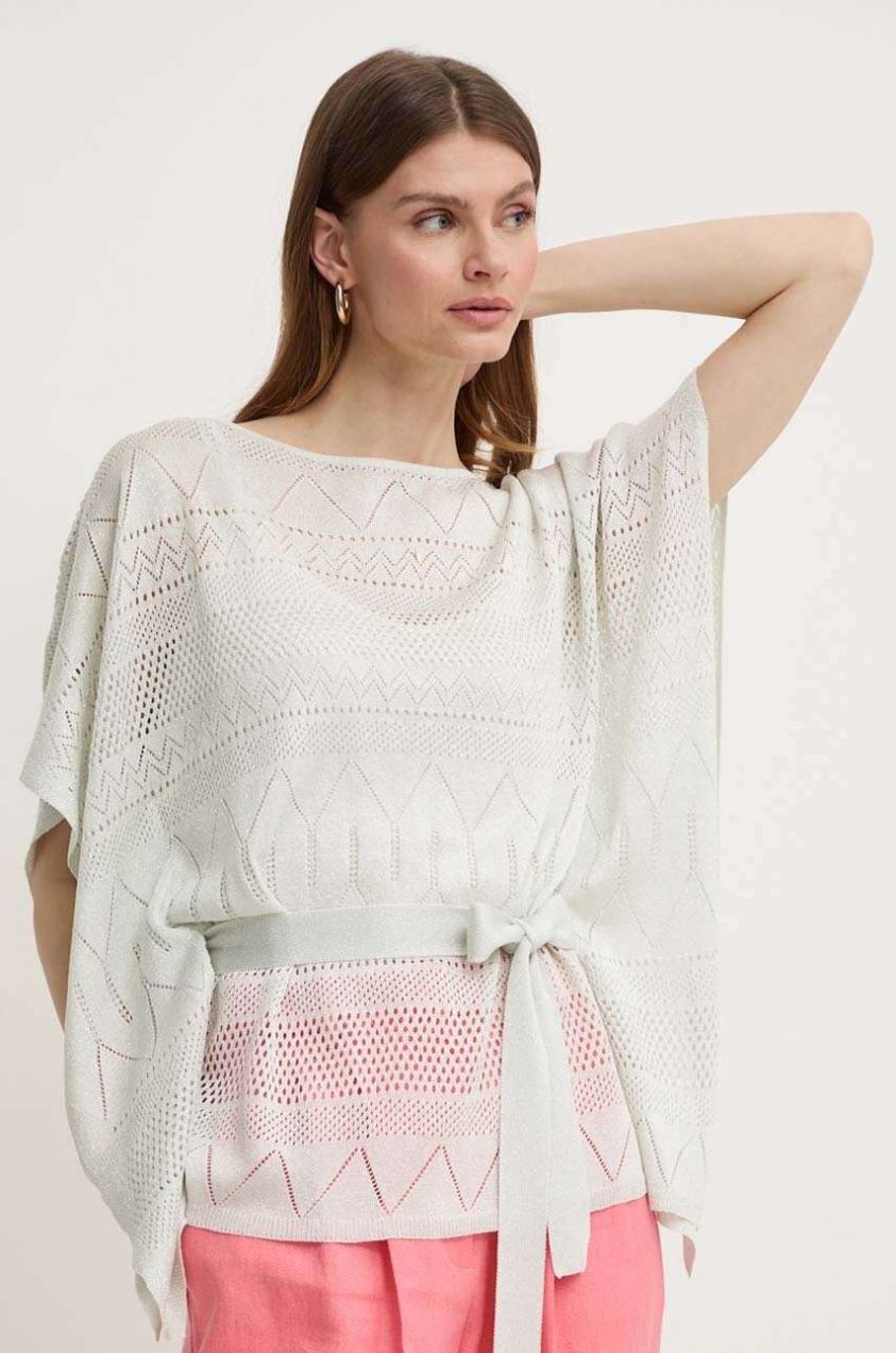 Blúzka Marciano by Guess HYDRA dámska, šedá farba, jednofarebná, 4GGR07 5811Z