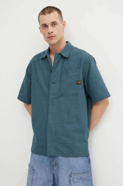 Ľanová košeľa G-Star voľný strih, s klasickým golierom, D24299-D533