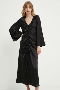 Šaty By Malene Birger LAVENDE maxi, áčkový strih, Q71625029