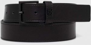 Kožený opasok HUGO Giove-HU-GO-St_Sz35 pánsky, čierna farba, 50522495