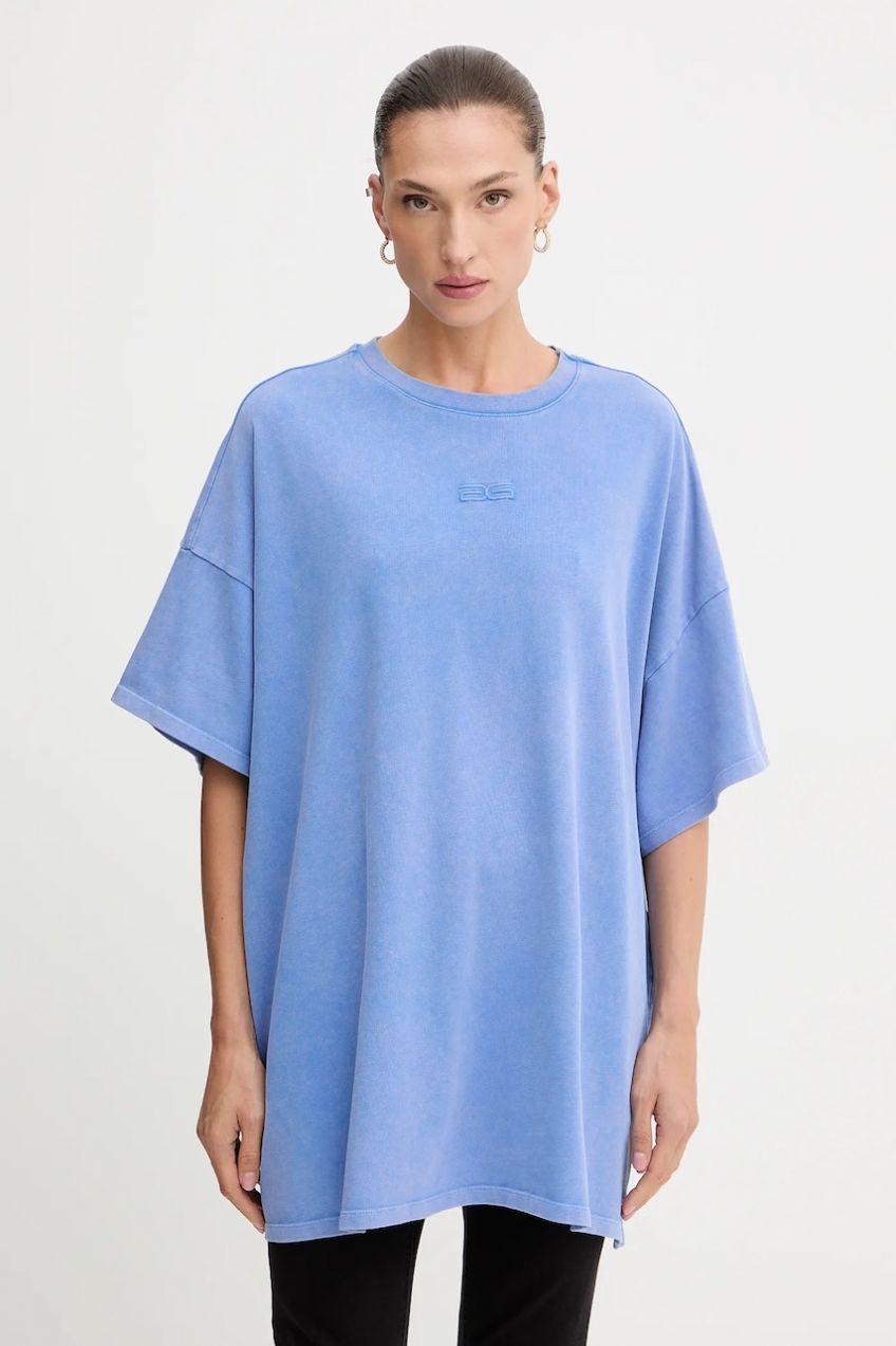 Bavlnené tričko Gestuz dámske, béžová farba, 10909249