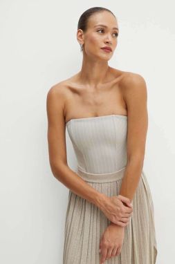 Top Patrizia Pepe dámsky, zelená farba, 8C0729 A457