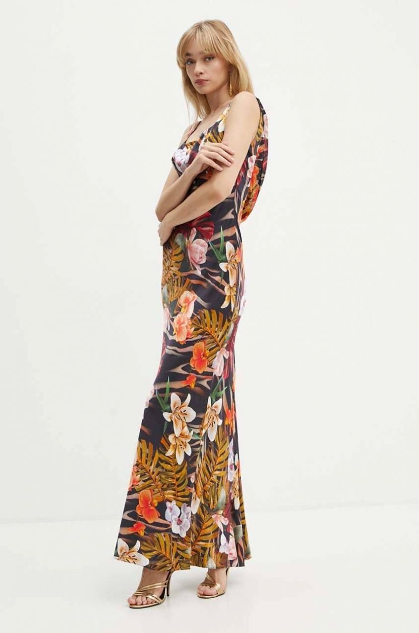 Šaty Marciano by Guess ESTELLA čierna farba, maxi, áčkový strih, 4YGK15 7139A