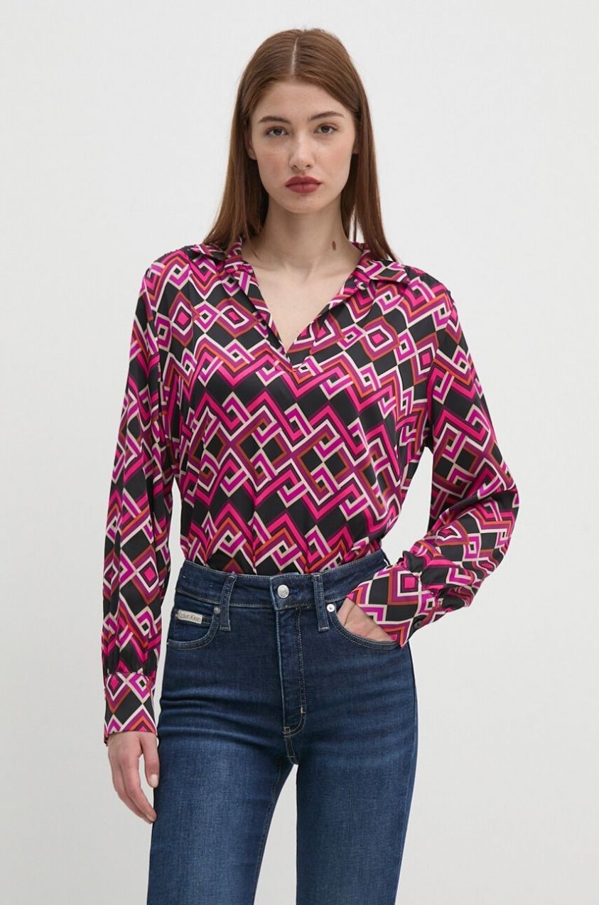 Blúzka Joseph Ribkoff dámska, čierna farba, vzorovaná, 243166
