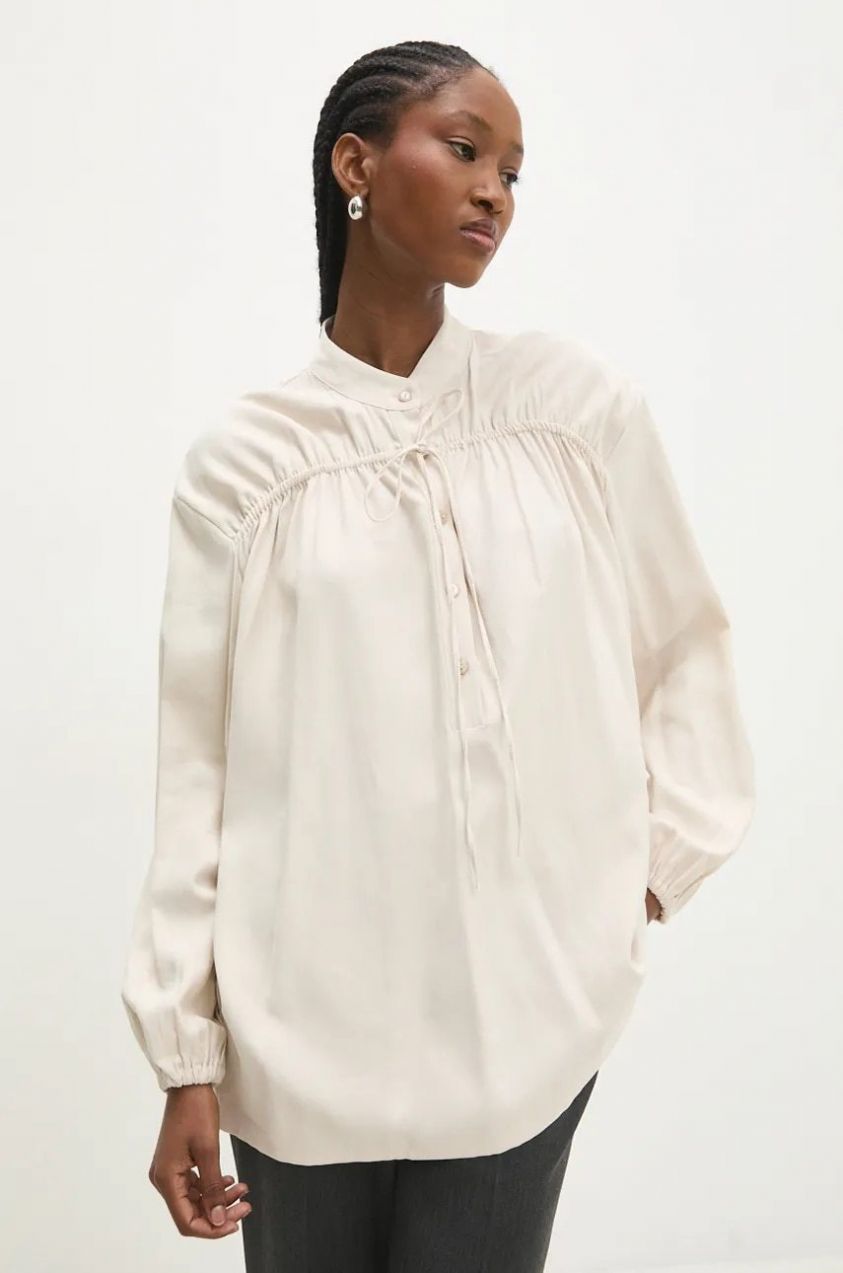 Blúzka Answear.LAB dámska, béžová farba