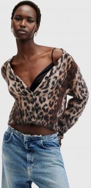 Vlnený kardigán AllSaints WICK čierna farba, W024KB