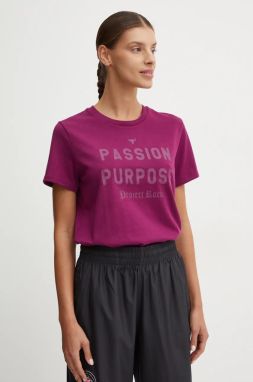 Tréningové tričko Under Armour Project Rock fialová farba, 1387500