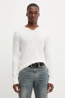 Bavlnené tričko s dlhým rukávom ZADIG&VOLTAIRE čierna farba, jednofarebné, JMTN01630