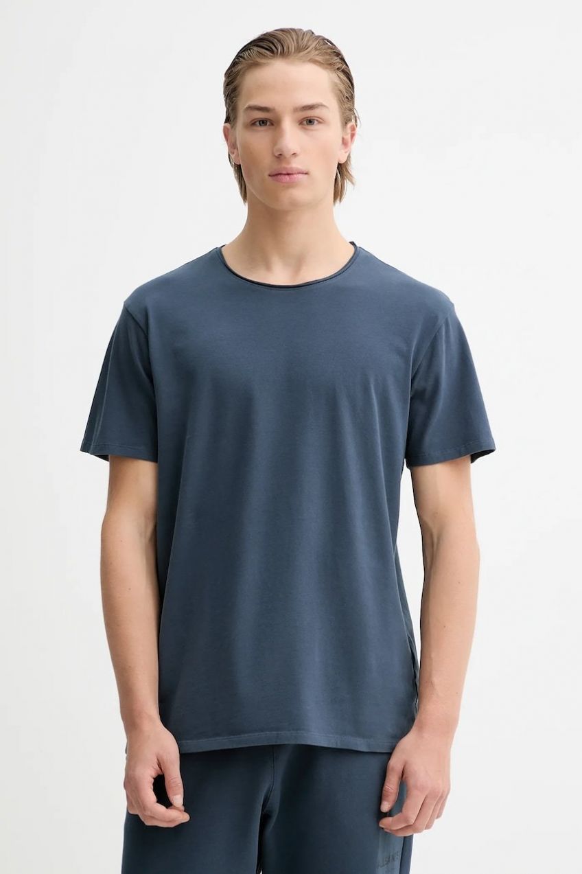 Bavlnené tričko AllSaints BODEGA SS CREW pánske, čierna farba, jednofarebné, M026JB