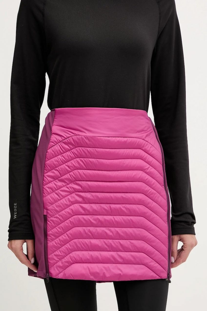 Športová sukňa Dynafit Speed Insulation bordová farba, mini, puzdrová, 08.0000071792