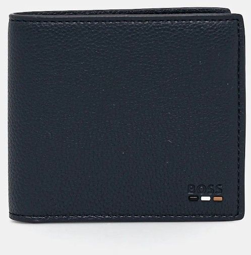 Peňaženka BOSS Ray_4cc_Coin N. pánska, tmavomodrá farba, 50536511