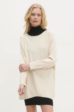 Sveter Answear.LAB dámsky, béžová farba, tenký