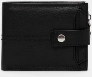 Kožená peňaženka Medicine čierna farba