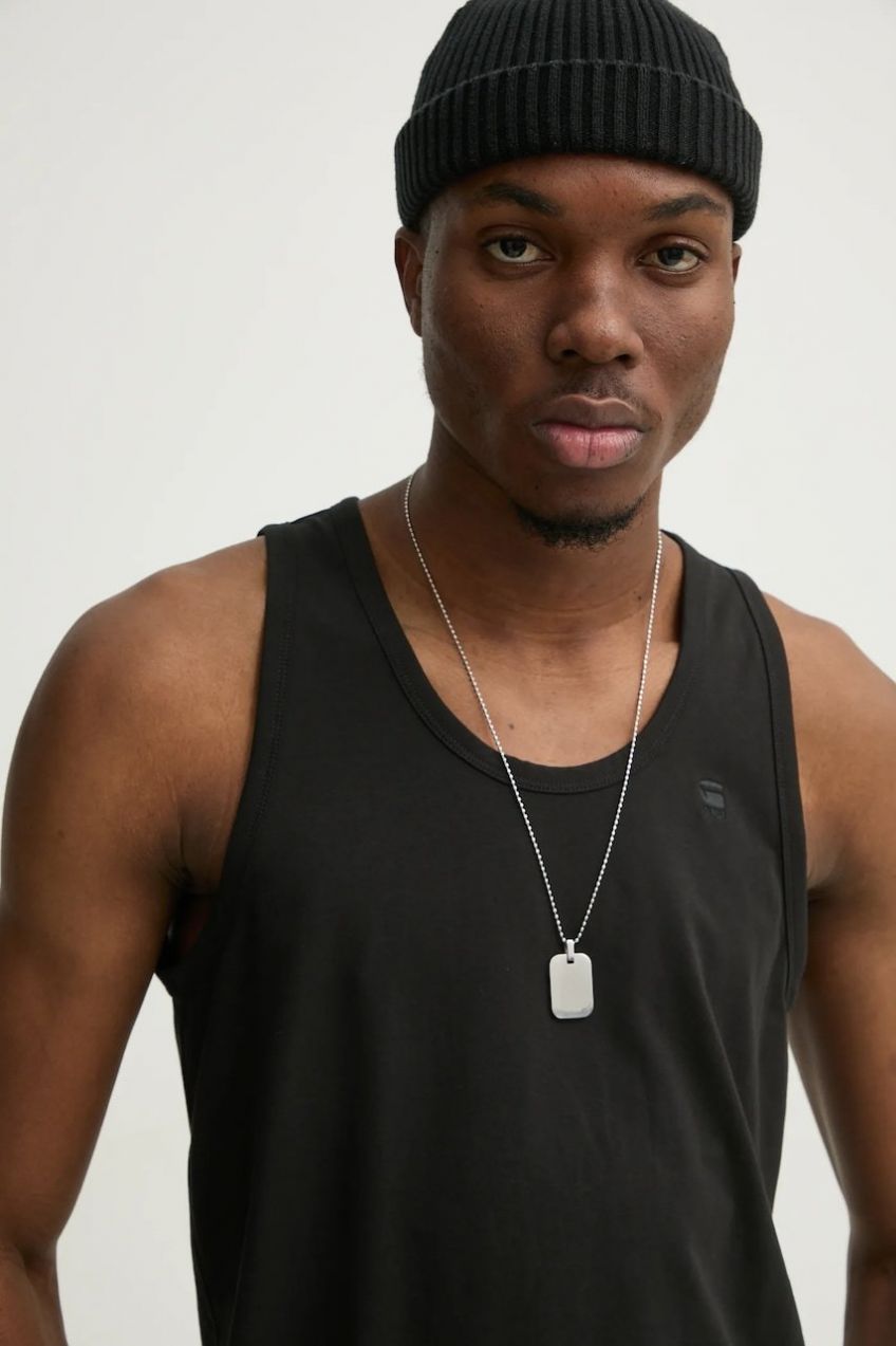 Tričko G-Star  2-pak Base tank top pánske, čierna farba, D25476-3310,