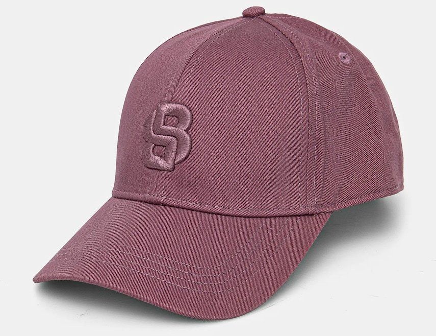 Šiltovka BOSS Zed-B-Icon fialová farba, s nášivkou, 50533299