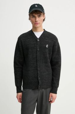 Vlnený kardigán Études Studio čierna farba, H24MMKNI620
