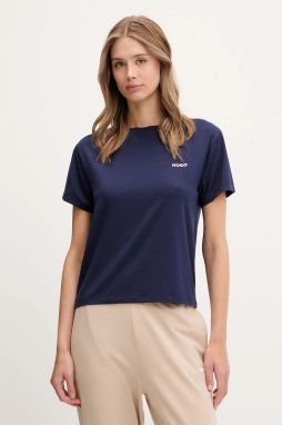 Tričko HUGO NIKKA_T-SHIRT čierna farba, 50534300