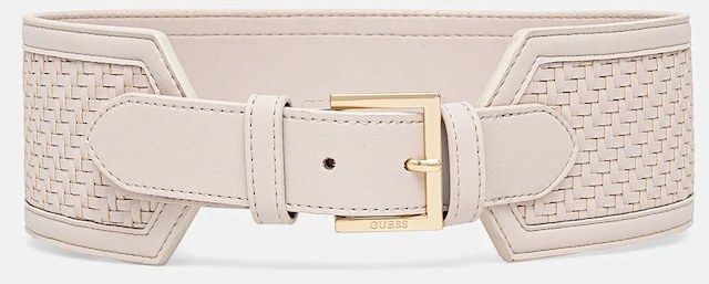 Opasok Guess FRANCY dámsky, béžová farba, BW9210 P5180