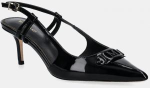 Kožené lodičky Marciano by Guess čierna farba, 5RGZ15 7287A