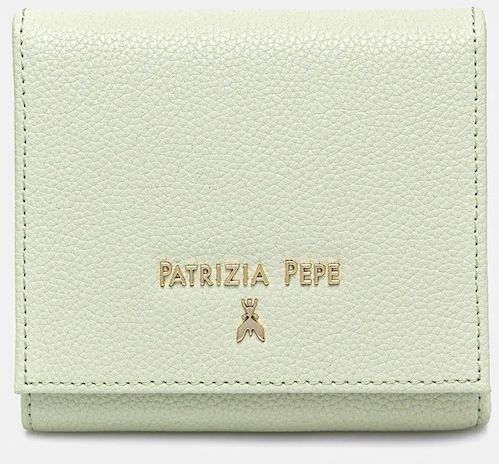 Kožená peňaženka Patrizia Pepe dámska, zelená farba, 8Q0024 L001