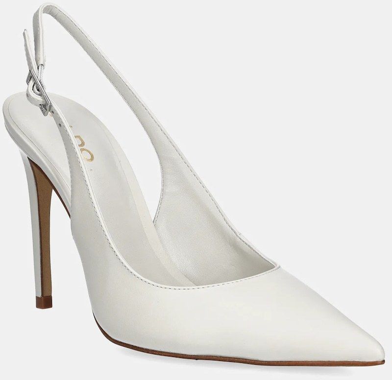 Kožené lodičky Aldo STESSYSLING béžová farba, 13918831