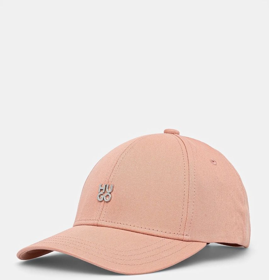 Bavlnená šiltovka HUGO Ally-ME ružová farba, jednofarebná, 50533427