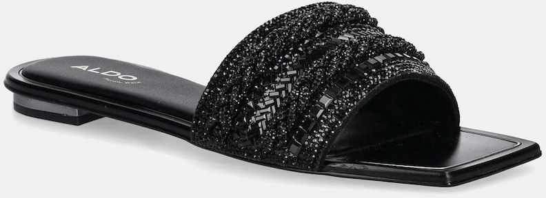 Šľapky Aldo NAVALIA dámske, čierna farba, 13991514