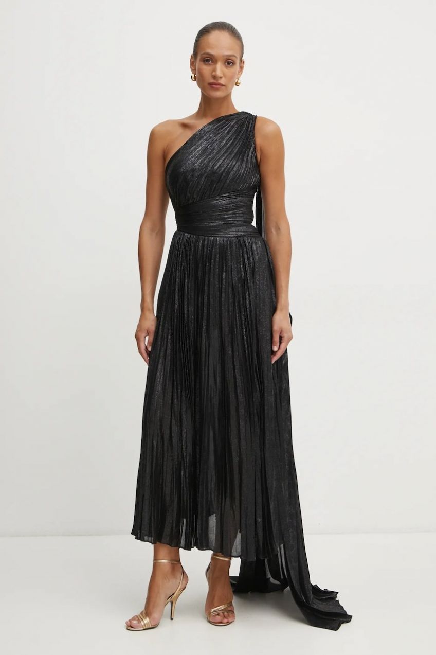 Šaty Marciano by Guess STEPHANY čierna farba, maxi, áčkový strih, 5RGK80 7277A