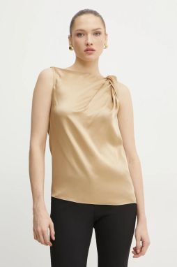 Blúzka Liviana Conti dámska, zelená farba, jednofarebná, F5SS68