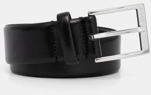 Kožený opasok BOSS Elloy-PC-An_Sz35 pánsky, čierna farba, 50482241