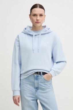 Bavlnená mikina Tommy Hilfiger dámska, s kapucňou, jednofarebná, WW0WW45979