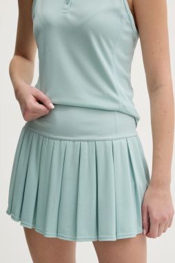 Sukňa Dkny tyrkysová farba, mini, áčkový strih, DP5K1012