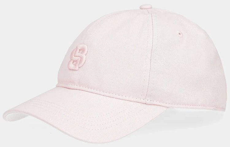 Bavlnená šiltovka BOSS Ari-B-ICON ružová farba, s nášivkou, 50533348