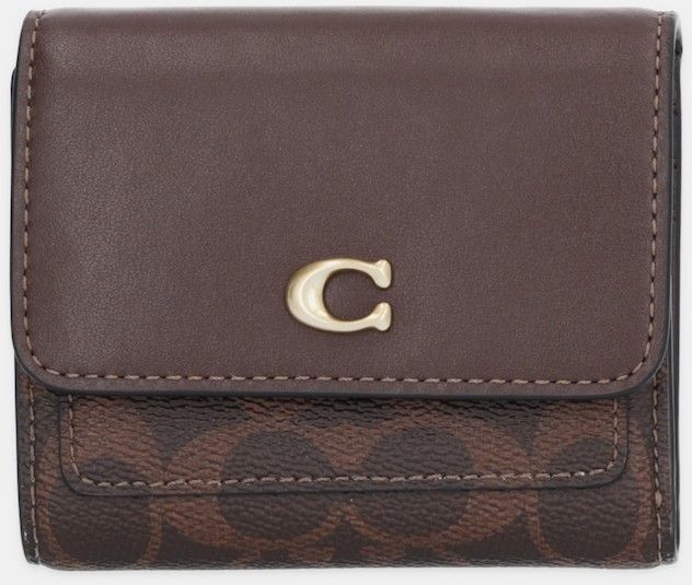 Peňaženka Coach dámska, béžová farba, CAT56