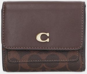 Peňaženka Coach dámska, béžová farba, CAT56