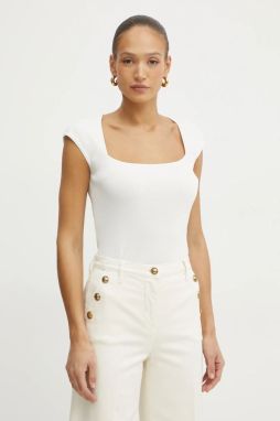 Top Luisa Spagnoli dámsky, béžová farba, 58606