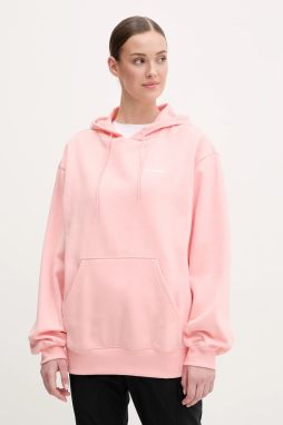 Tepláková mikina Columbia Aldermore oranžová farba, s kapucňou, jednofarebná, 2123001