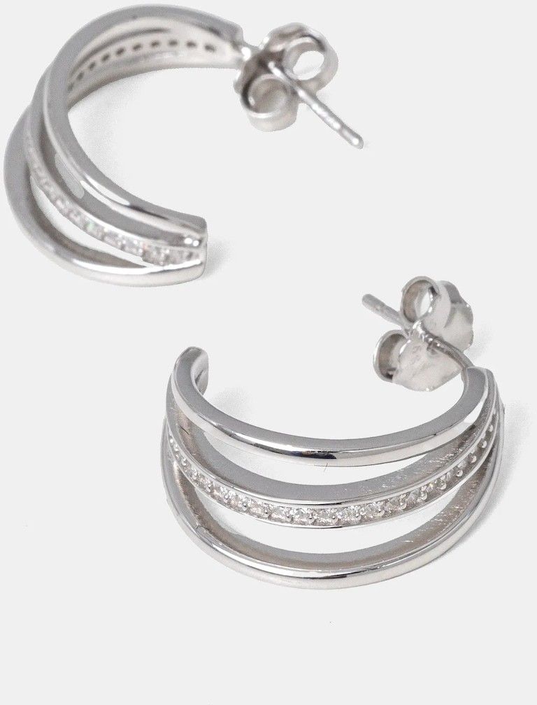 Strieborné náušnice Answear.LAB