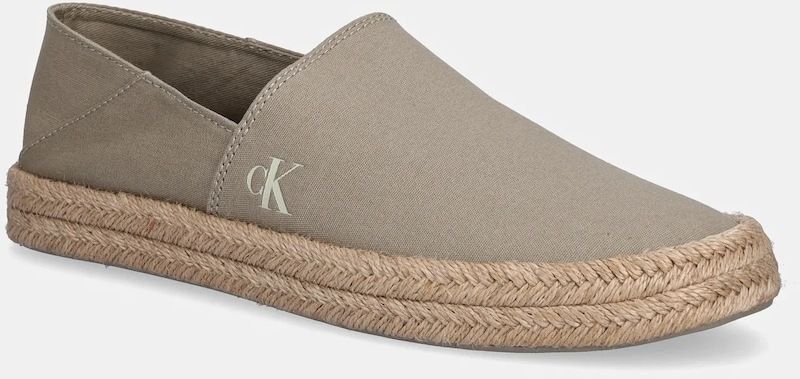Espadrilky Calvin Klein Jeans INJ ESPADRILLE CV béžová farba, YM0YM01251