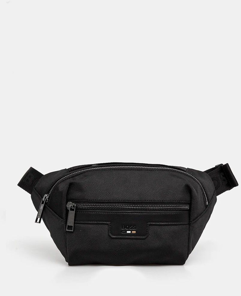 Ľadvinka BOSS Ray_N_Bumbag pánska, čierna farba, 50541468